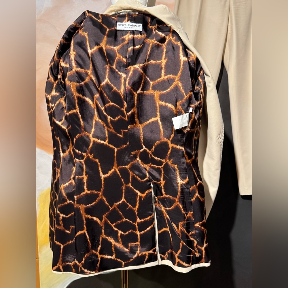 DOLCE & GABBANA - Authentic - Tan Women's Suit Jacket and Pants - spots - Picture 10 of 14